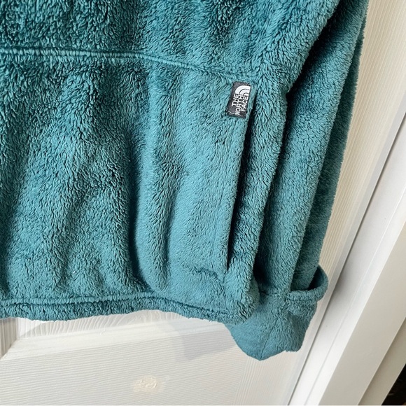 The North Face Jacket Women's Small Turquoise 1/4 Zip Fleece Size XL - Picture 2 of 6